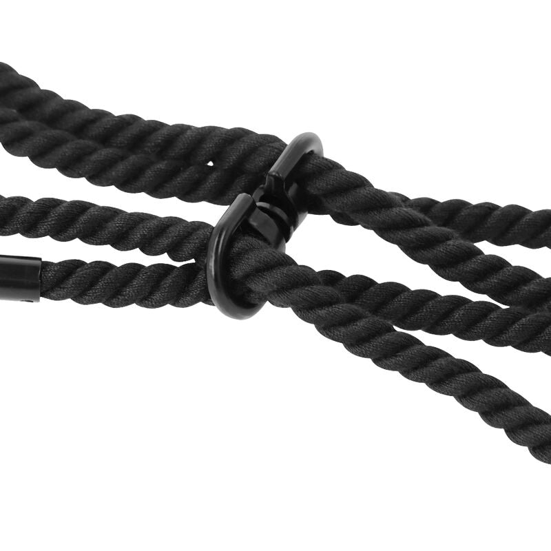 DARKNESS – 100% BAUMWOLLE SEILHANDSCHELLEN ODER FUSSHANDSCHELLE