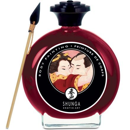 SHUNGA - KÖRPERMALFARBE ERDBEERE UND CAVA