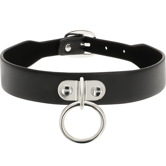 KOKETTE CHIC BEGIERDE - VEGANES LEDER HALSKETTE FRAU FETISCH ACCESSOIRE