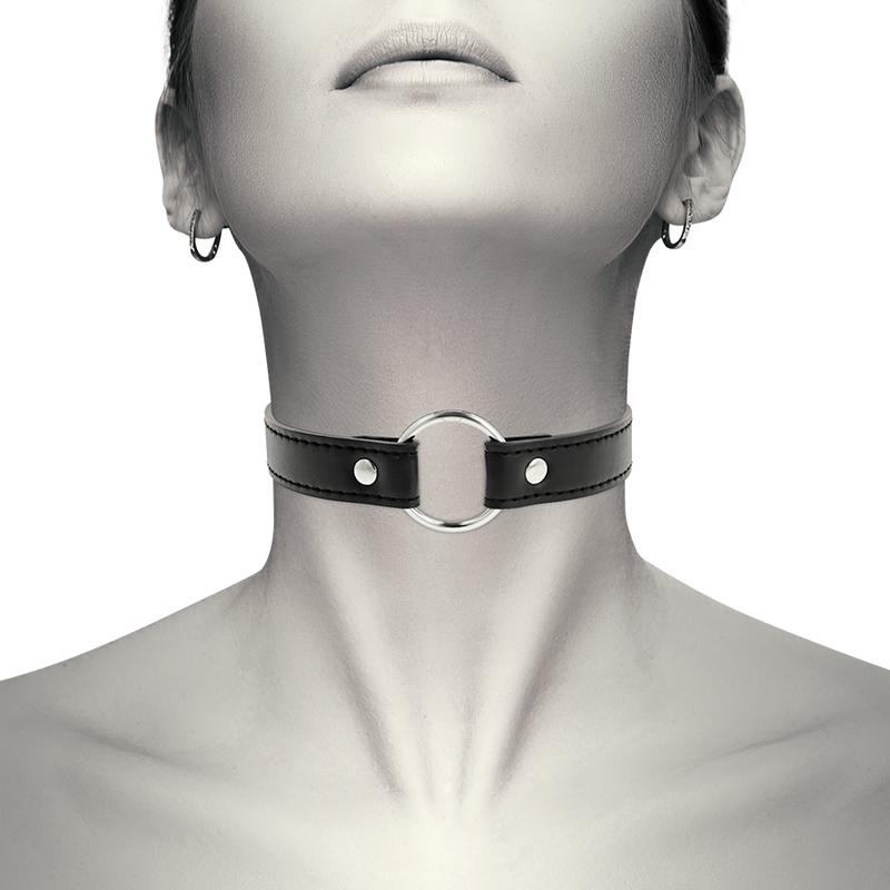 COQUETTE CHIC DESIRE – VEGANE LEDERHALSKETTE DAMENACCESSOIRE
