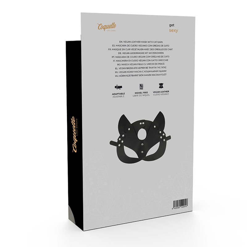 COQUETTE CHIC DESIRE – VEGANE LEDERMASKE MIT HASENOHREN