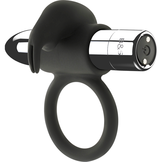 SCHWARZ&SILBER - WIEDERAUFLADBARER BURTON-RING 10 VIBRATIONSMODI