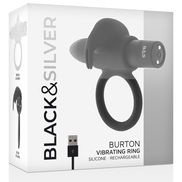 SCHWARZ&SILBER - BURTON RING 10 VIBRATIONSEINSTELLUNGEN SCHWARZ