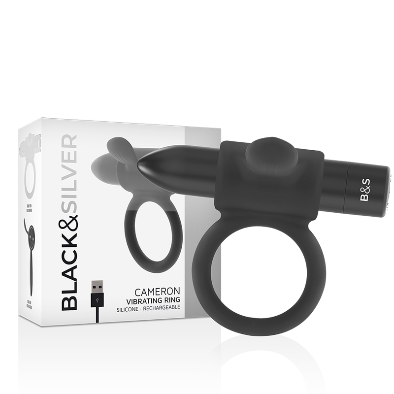 SCHWARZ&SILBER - CAMERON BLACK AUFLADBARER RING