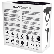 SCHWARZ&SILBER - CAMERON BLACK AUFLADBARER RING