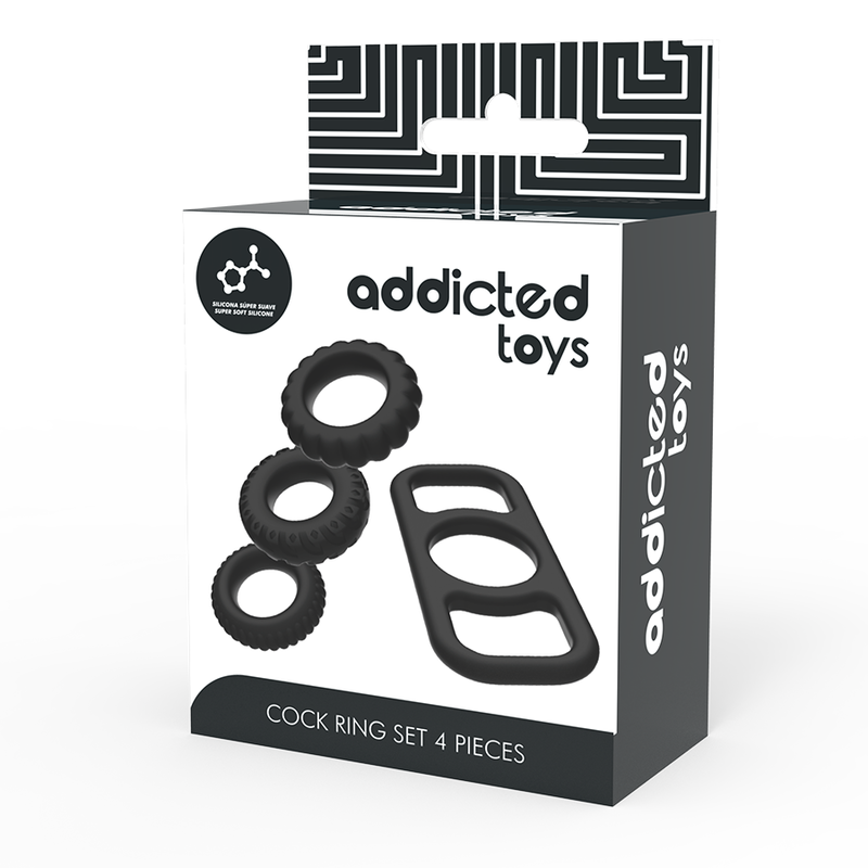ADDICTED TOYS - Intim-Wellness-Ring-SET 4-teilig