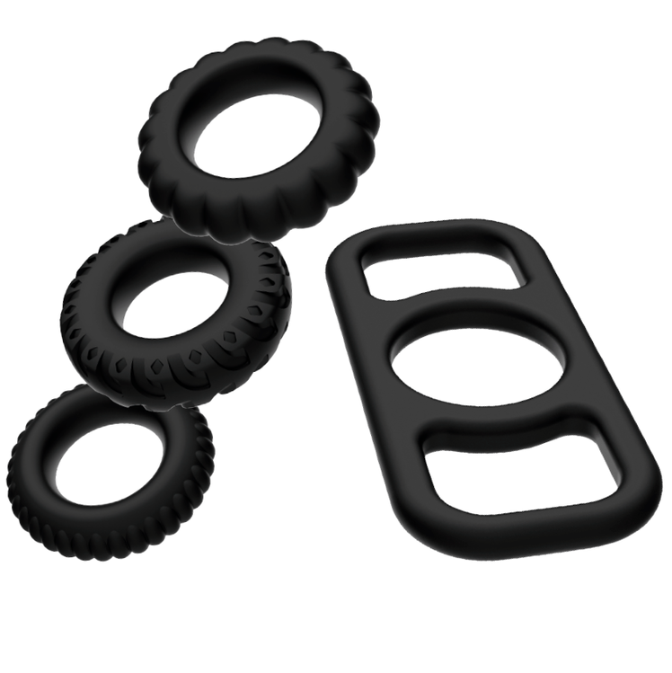 ADDICTED TOYS - Intim-Wellness-Ring-SET 4-teilig