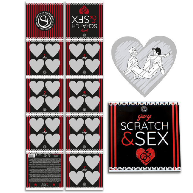 Scratch &amp; Reveal Position Game — Gay Couples Edition