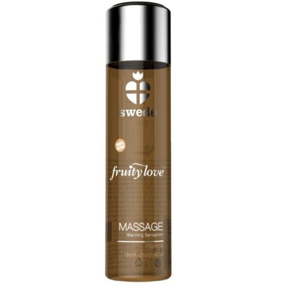 SWEDE - FRUITY LOVE WÄRMENDES MASSAGEÖL INTENSE DUNKLE SCHOKOLADE 60 ML