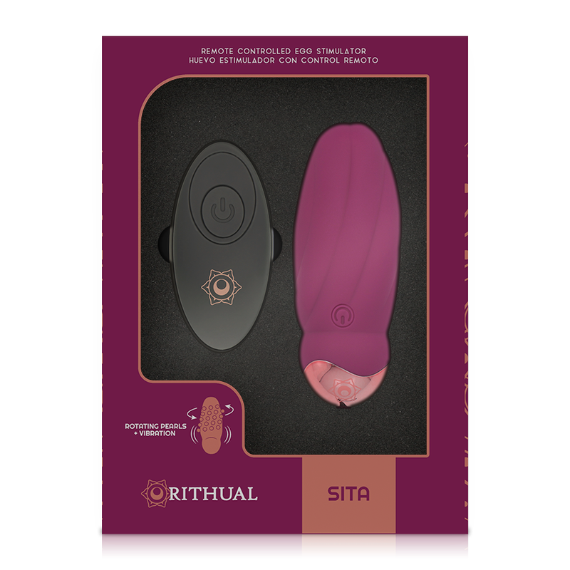 RITHUAL - SITA EGG FERNBEDIENUNG PERLEN-ROTATION + VIBRATION