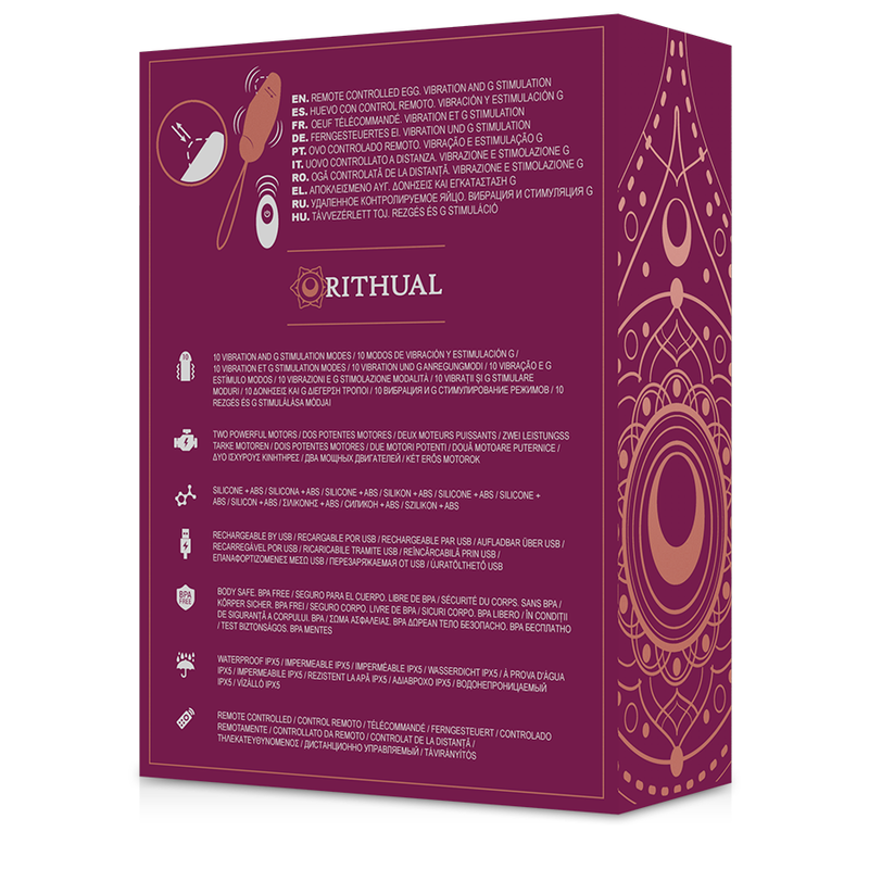 RITHUAL - PRIYA EIER-FERNBEDIENUNG G-SPOT + VIBRATION
