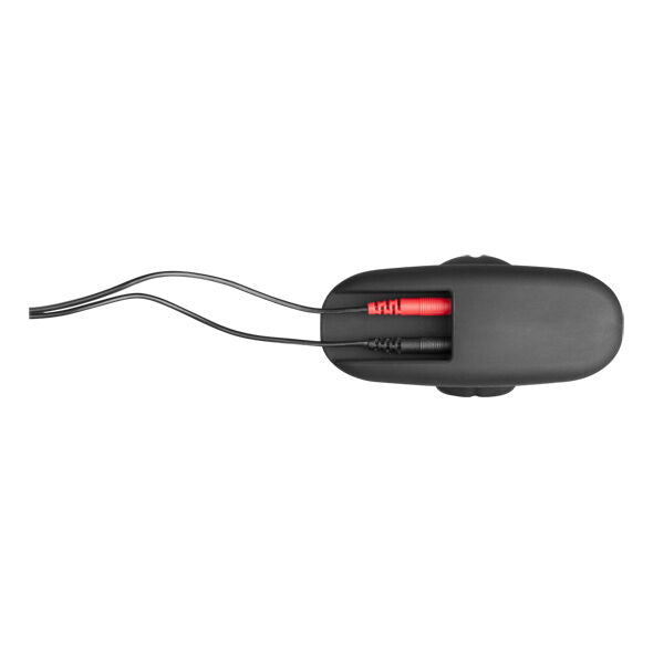 ELECTRASTIM - SILIKON SCHWARZER ROCKER BUTT PLUG MITTEL