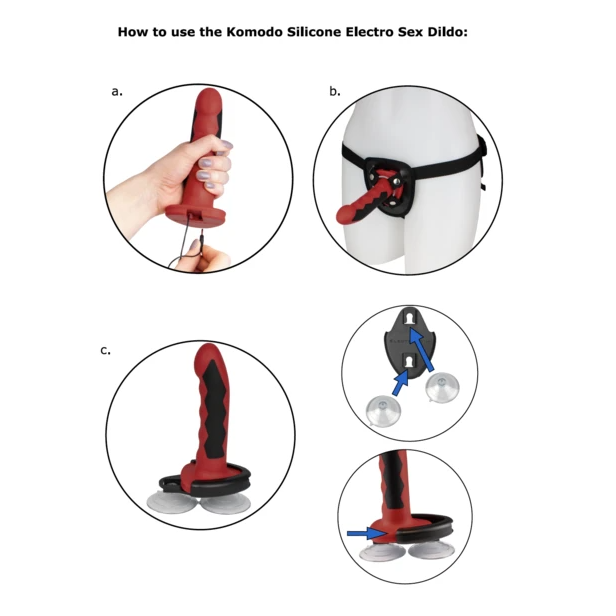ELECTRASTIM - SILICONE FUSION KOMODO Wellness-Gerät