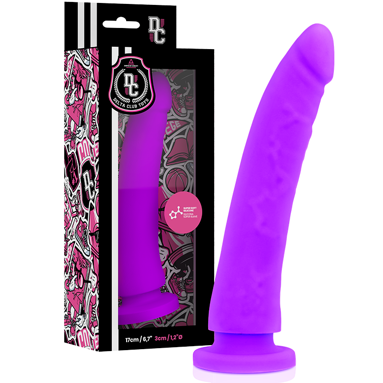 DELTA CLUB - TOYS LILAC Wellness Gerät MEDIZINISCHES SILIKON 17 CM -Ø- 3 CM