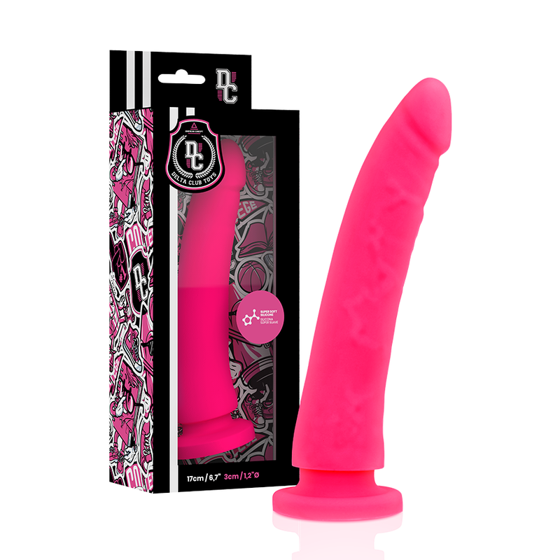 DELTA CLUB - TOYS HARNESS + DONG ROSA SILIKON 17 CM -O- 3 CM