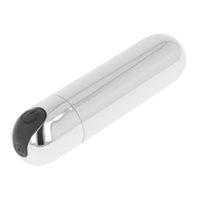 OHMAMA - SILBERNES VIBRIERENDES KUGEL-MINIVIBRATOR 8 CM