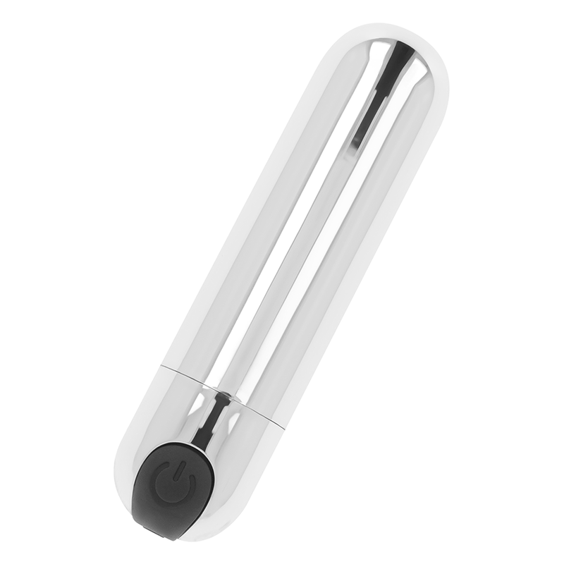 OHMAMA - SILBERNES VIBRIERENDES KUGEL-MINIVIBRATOR 8 CM