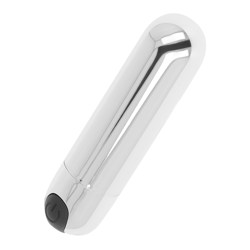 OHMAMA - SILBERNES VIBRIERENDES KUGEL-MINIVIBRATOR 8 CM