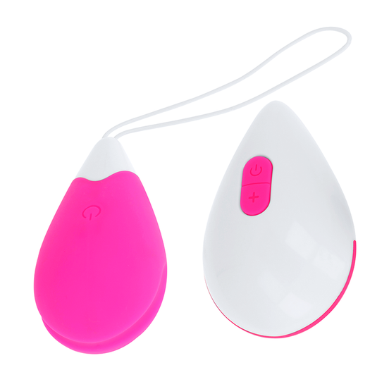 OHMAMA - TEXTURIERTES VIBRIERENDES EI 10 MODI PINK UND WEISS