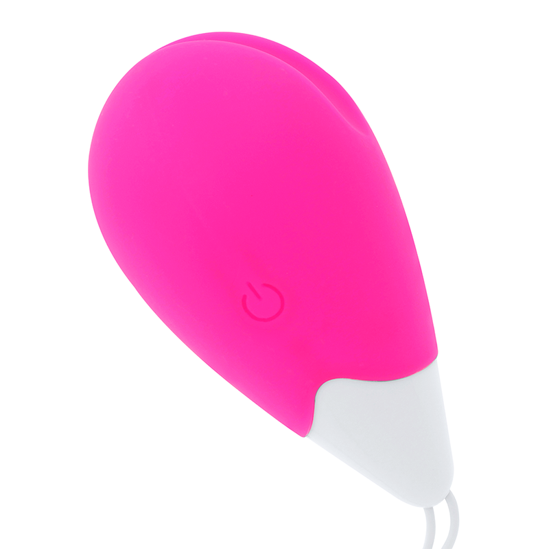 OHMAMA - TEXTURIERTES VIBRIERENDES EI 10 MODI PINK UND WEISS