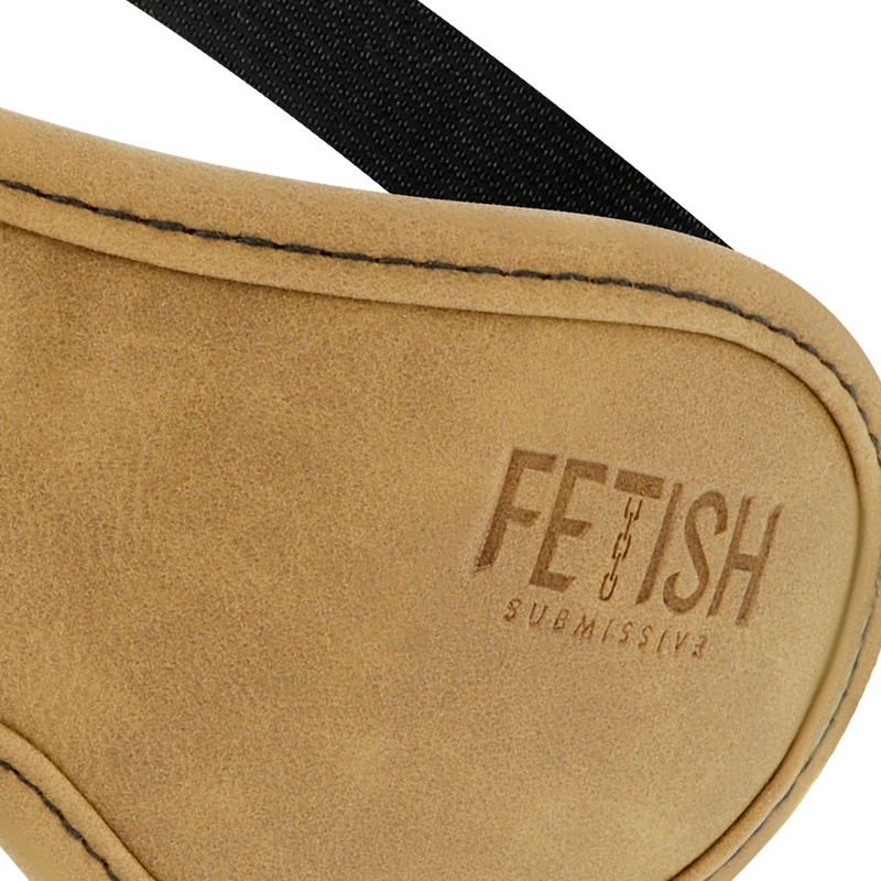 FETISH SUBMISSIVE ORIGEN – MASKE AUS VEGANEM LEDER MIT NEOPRENFUTTER
