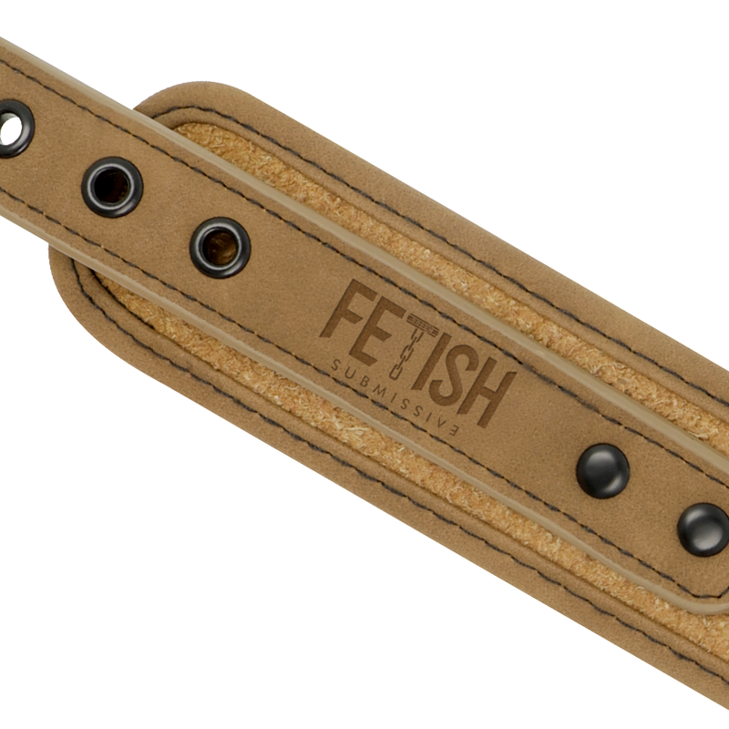 FETISCH SUBMISSIVE ORIGEN - NEOPREN GEFÜTTERTE HALSKETTE MIT KETTE