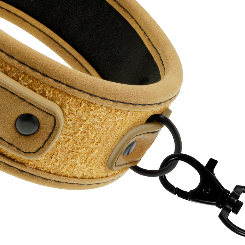FETISCH SUBMISSIVE ORIGEN - NEOPREN GEFÜTTERTE HALSKETTE MIT KETTE