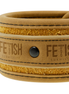 FETISH SUBMISSIVE ORIGEN - VEGAN LEATHER HANDCUFFS WITH NEOPRENE LINING