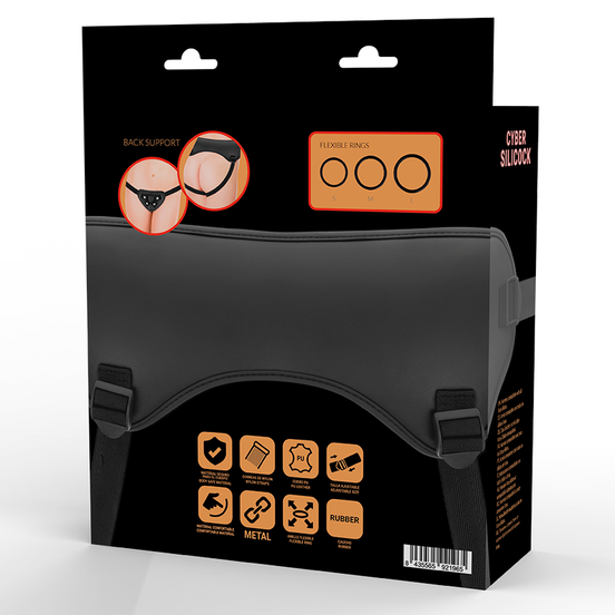 CYBER SILICOCK – HARNESS MIT 3 RINGEN GRATIS