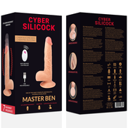 CYBER SILICOCK - REALISTISCHER FERNGESTEUERTER MASTER BEN 23,88 CM -O- 4,3 CM