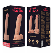 CYBER SILICOCK - ULTRAREALISTISCHER WEICHER FLÜSSIGSILIKON-DILDO 20.5 CM -Ø- 4.1 CM