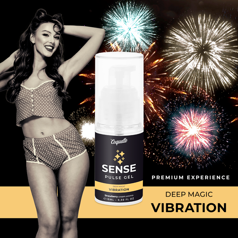 COQUETTE CHIC DESIRE - PULSE GEL ERDBEERE MAGISCHE VIBRATION PREMIUM 15ML