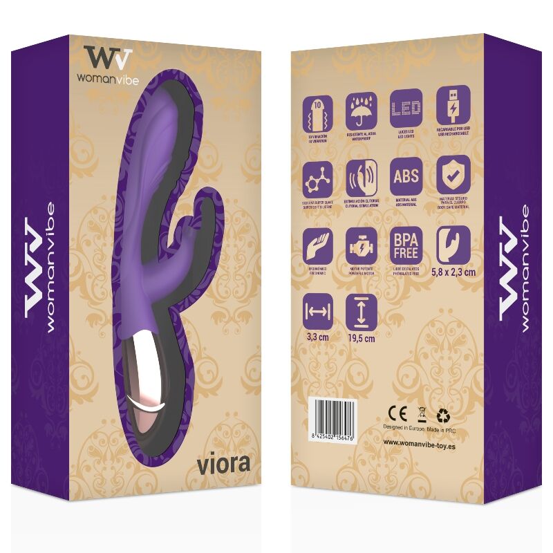 WOMANVIBE - VIORA SILICONE RECHARGEABLE Sensory Device