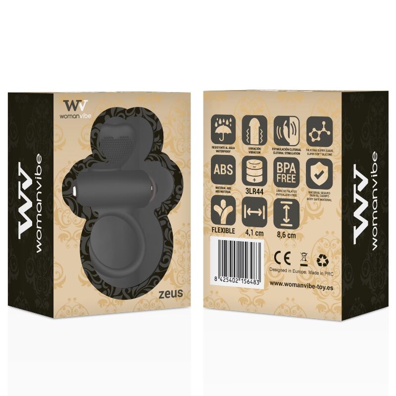 WOMANVIBE - ZEUS SILICONE Sensory Device RING