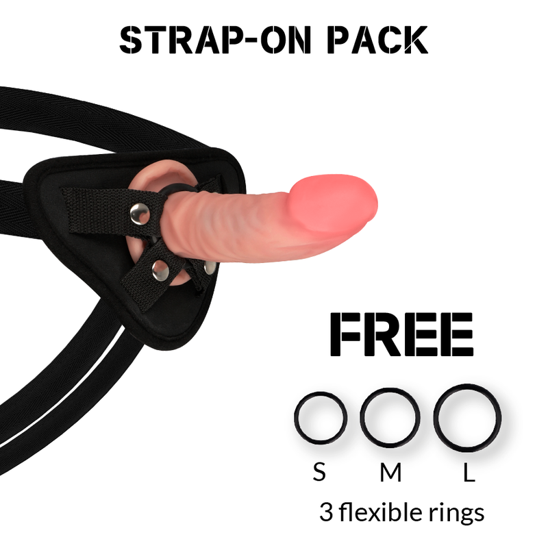 ROCKARMY - HARNESS + DUAL DENSITY TIGER REALISTIC Wellness Device 14 CM -O- 4.46 CM