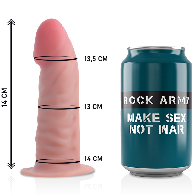 ROCKARMY - HARNESS + DUAL DENSITY TIGER REALISTIC Wellness Device 14 CM -O- 4.46 CM