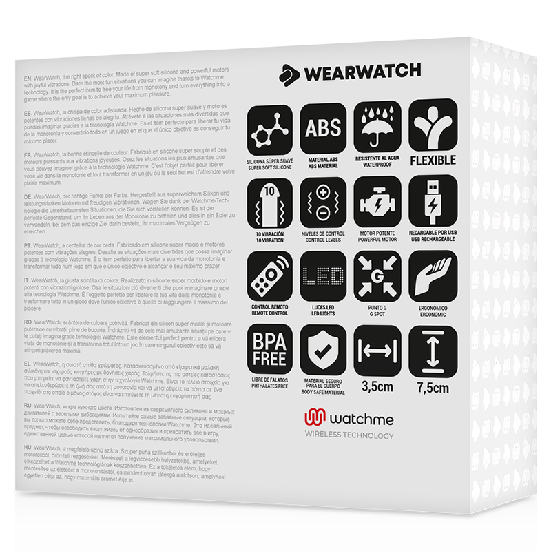 WEARWATCH - WATCHME TECHNOLOGY FERNBEDIENUNGSEI FUCHSIA / PINK