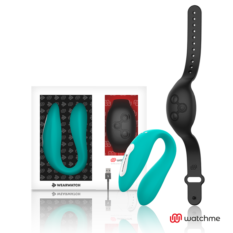 WEARWATCH - DUAL TECHNOLOGY Sensory Device WATCHME AQUAMARINE / JET