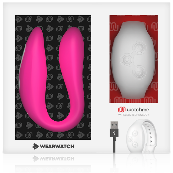 WEARWATCH - WATCHME DUAL TECHNOLOGY Sensory Device FUCHSIA / SNOW