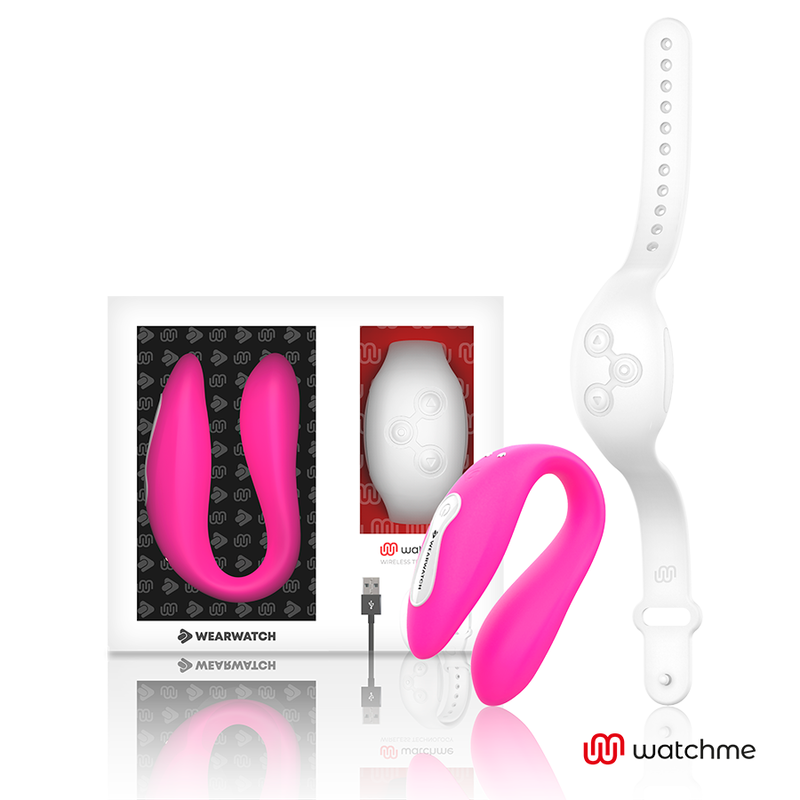 WEARWATCH - WATCHME DUAL TECHNOLOGY Sensory Device FUCHSIA / SNOW