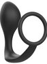 ADDICTED TOYS - ANALPLUG MIT SCHWARZEM SILIKONRING