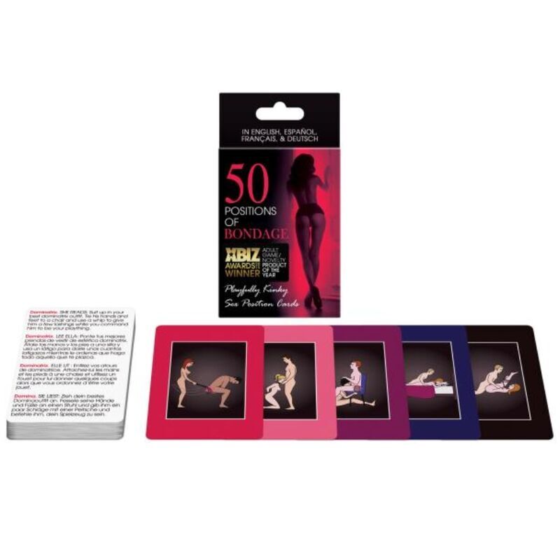 KHEPER GAMES - 50 BONDAGE-POSITIONEN-KARTEN